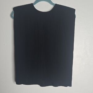 Aqua Black Top Sz S